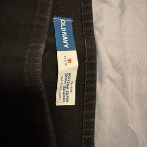 Old Navy High Rise Black Super Skinny RockStar Jeggings